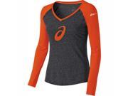 Asics 2016 Women s Team Profile Raglan Long Sleeve Top XG2626 Orange XS