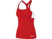 Asics 2016 Women s Rally Tennis Tank TE2524 Red White 2XL