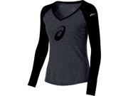 Asics 2016 Women s Team Profile Raglan Long Sleeve Top XG2626 Black L