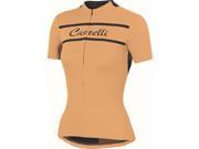 Castelli 2016 Women s Promessa Short Sleeve Cycling Jersey A15052 Light Orange L