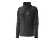 Salomon 2015 16 Women s Discovery FZ Long Sleeve Sweatshirt Black L