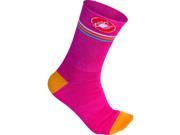 Castelli 2015 16 Women s Atelier 13 Cycling Sock R15569 raspberry S M