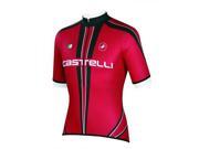 Castelli Freccia Cycling Jersey Red White Black A7010 023 S