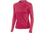 Asics 2015 16 Women s FujiTrail Long Sleeve Baselayer Top 125002 Wild Raspberry L