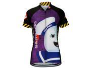 Brainstorm Gear Women s Ghostbusters Stay Puft Cycling Jersey GBMM W Purple Black Large