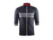 Craft 2016 Men s Shield Short Sleeve Cycling Jersey 1903701 BLACK BRIGHT RED L