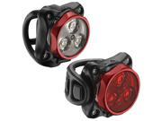 Lezyne Zecto Drive LED Pair Bicycle Headlight Set Red