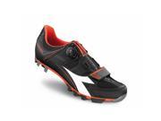 Diadora Men s X Vortex Racer II Mountain Biking Shoe 170224 C4115 Black Red Fluo 38