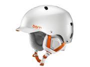 Bern 2016 17 Women s Lenox EPS Winter Snow Helmet w Knit Liner Satin Delphin Grey w Grey Liner M L