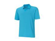 Adidas 2015 Men s UV Elements Tonal Stripe Short Sleeve Polo Shirt Bold Aqua S