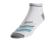 Pearl Izumi 2016 17 Women s Elite Low Cycling Socks 14251402 Strip Stripe Grey M