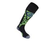 K2 2015 16 Men s All Terrain Socks Black Neon Green L