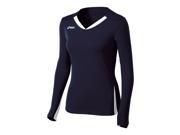 Asics 2015 16 JR Centerline Jersey BT2701 Navy White L