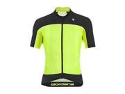 Giordana 2017 Men s NX G Short Sleeve Cycling Jersey GI S6 SSJY NXGL Yellow Fluo Black with White accents M