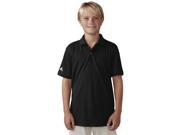 Adidas Golf 2016 Boys Performance Short Sleeve Polo Shirt Black M