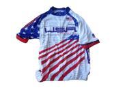 Endura 2016 Men s CoolMax Printed USA Short Sleeve Cycling Jersey EP0015 USA S