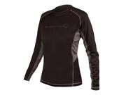 Endura 2016 Women s Pulse Long Sleeve Cycling T Shirt E6002 Black Grey M