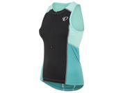 Pearl Izumi 2016 17 Women s Select Pursuit Sleeveless Triathlon Jersey 13221605 Black Aqua Mint L