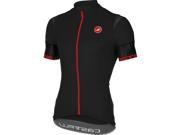 Castelli 2017 Men s Entrada Full Zip Short Sleeve Cycling Jersey A16013 black L