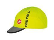 Castelli 2016 Free Cycling Cap H16039 yellow fluo anthracite One Size