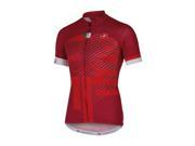 Castelli 2016 Men s Veleno Full Zip Short Sleeve Cycling Jersey A16018 ruby red L