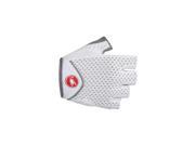 Castelli 2016 Women s Tesoro Short Finger Cycling Gloves K15071 white cool grey L