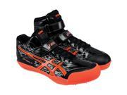 Asics 2016 Men s Javelin Pro Track and Field Shoes G610Y.9006 Black Flash Coral Silver 7