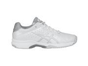 Asics 2016 Women s GEL Court Bella Tennis Shoes E655Y.0193 White Silver White 10.5
