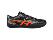 Asics 2016 Men s Throw Pro Track and Field Shoes G605Y.9006 Black Flash Coral 8.5