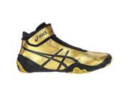 Asics 2016 Men s OminFlex Attack V2.0 Wrestling Shoes J600Y.9490 Gold Black 9