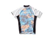 Primal Wear 2016 Men s Meshed Up Short Sleeve Sport Cut Cycling Jersey MESBJ20M White 2XL
