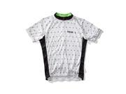 Primal Wear 2016 Men s Icon Short Sleeve Cycling Jersey ICO1J20M White Black Green M