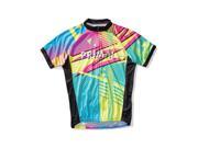 Primal Wear 2016 Men s Wuz Zappenin Short Sleeve Sport Cut Cycling Jersey WUZ1J20M Multicoloured L