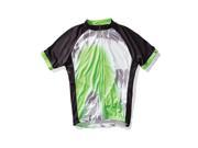Primal Wear 2016 Men s Turnt Short Sleeve Sport Cut Cycling Jersey TURNJ20M White Black Green M