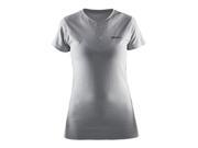 Craft 2016 Women s Seamless Touch Run Tee 1904028 Grey Melange M L