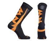 Northwave 2016 Extreme Winter High Socks Black Orange Fluo S