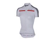 Castelli 2016 Women s Ispirata Full Zip Short Sleeve Cycling Jersey A16054 white grey L