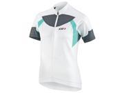 Louis Garneau 2016 Women s Icefit Short Sleeve Cycling Jersey 1020720 White green L