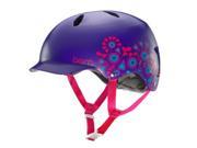 Bern 2016 Youth Teen Girls Bandita Summer Bicycle Helmet Satin Purple Floral M L