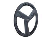 FSA Vision Metron 3 Spoke Tubular Track Bicycle Wheel Black Decal Rear w o QR w Ceramic Bearing