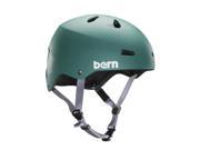 Bern 2016 Men Macon EPS Summer Bike Skate Helmet w Crank Fit Matte Green L XL