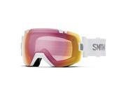 Smith Optics 2016 I O X Interchangeable Lens Winter Snow Goggles White Frame Photochromic Red Sensor Mirror Blackout
