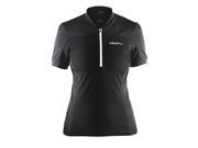 Craft 2016 Women s Motion Short Sleeve Cycling Jersey 1904045 Black White L