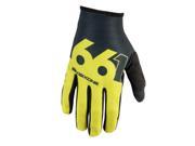 SixSixOne 2016 Men s Comp Slice Full Finger Mountain Cycling Gloves 7112 Chartreuse Black L