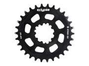 Eclypse 28T 3 32 Thick Thin Alloy GXP Mount Single Ring Bicycle Chainring Black EC117B