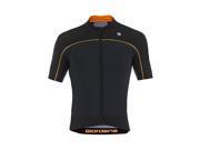 Giordana 2017 Men s NX G Short Sleeve Cycling Jersey GI S6 SSJY NXGL Black with Orange accents M