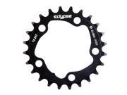 Eclypse Glide Pro Bicycle Chainring 74mm Black 24T 3 32 inch