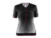 Craft 2016 Women s Belle Short Sleeve Cycling Jersey 1903986 Black White Bright Red S