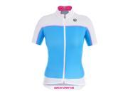 Giordana 2017 Women s NX G Short Sleeve Cycling Jersey GI S6 WSSJ NXGL Turquoise Blue White L