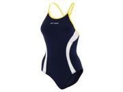 Orca 2015 Women s Enduro One Piece Swimming Suit Deep Blue Marigold S 10